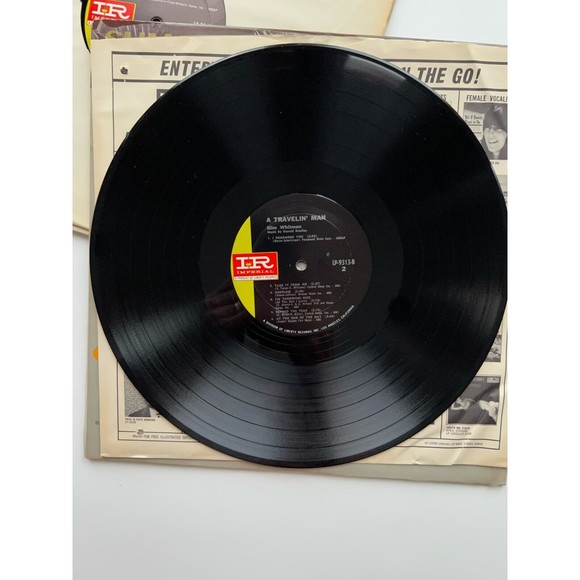 Slim Whitman 15th Anniversary Album / A Travelin' Man LP Imperial Records VG/VG+ - Picture 10 of 11